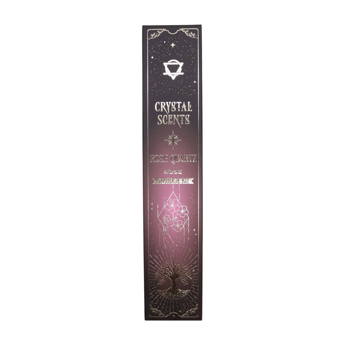 Incenso aroma Rosa con QUARZO ROSA