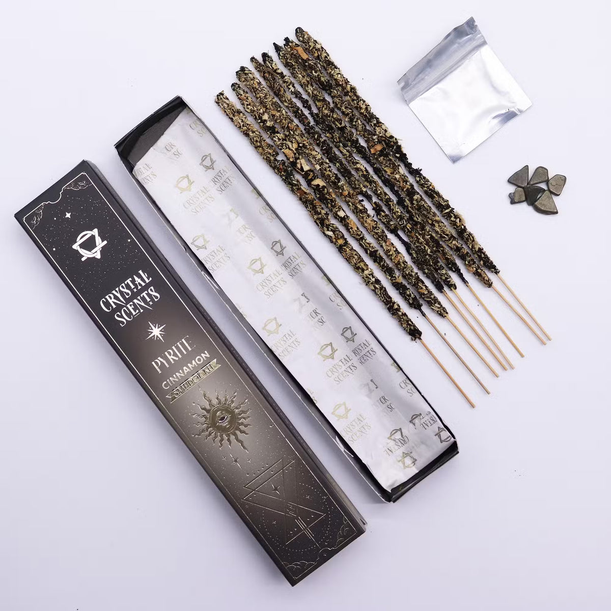 Incenso aroma Cannella con PIRITE